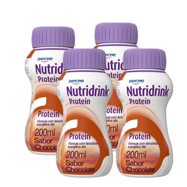 Kit 4 NUTRIDRINK PROTEIN CHOCOLATE PB 200ML