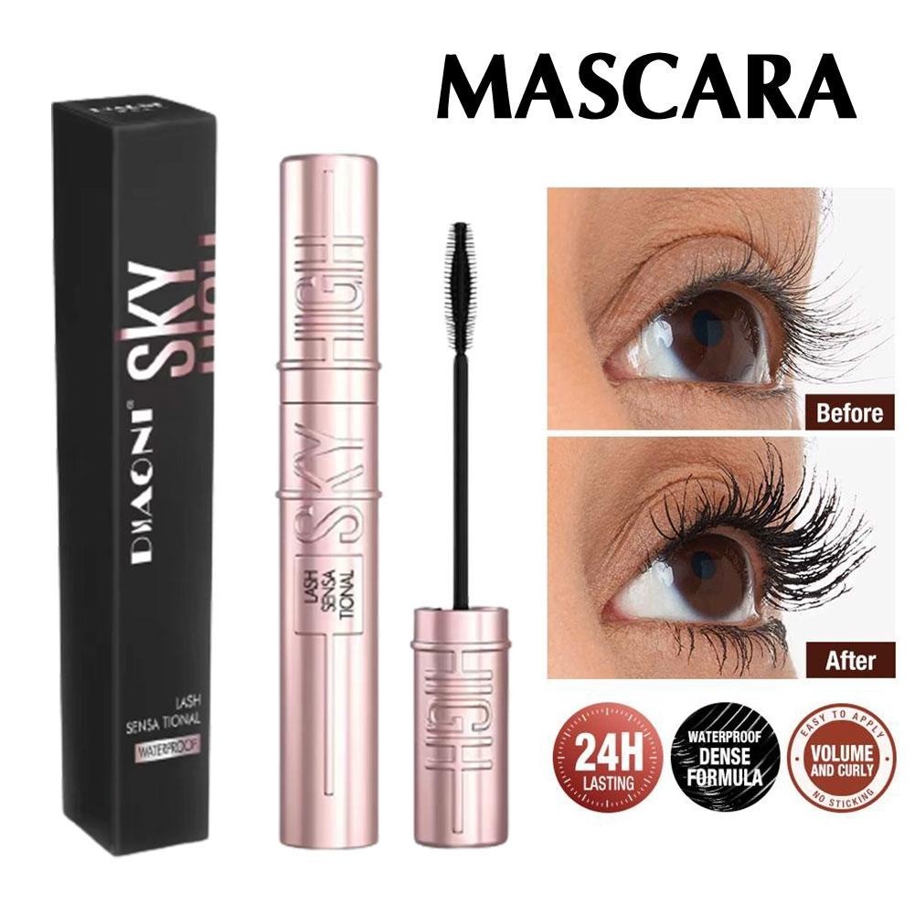 Rímel Cílios Alongamento À Prova Dwaterproof Água De Longa Duração Sedoso Chicote Preto Extensão Compõem Beleza Olho Cor em Oferta na Shopee