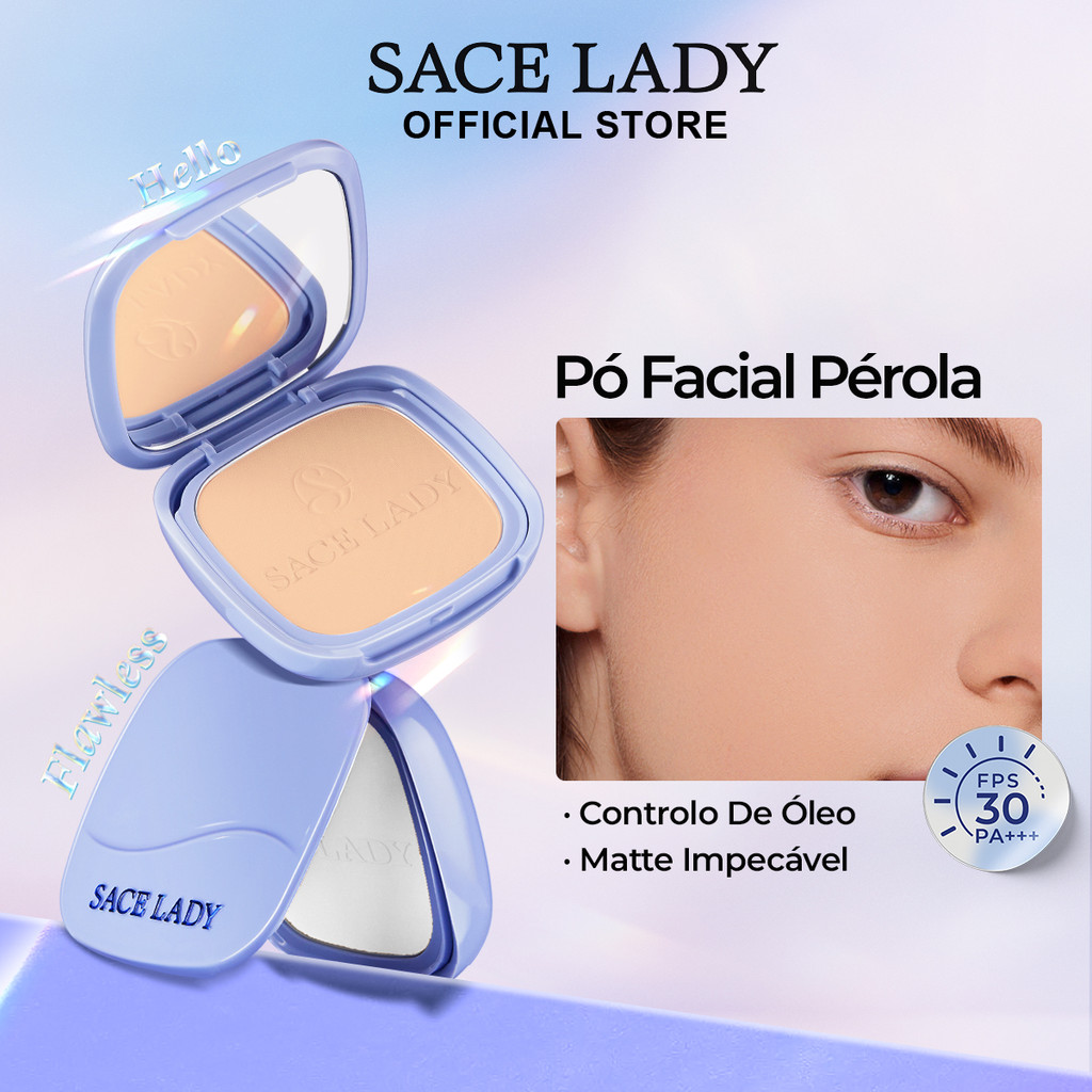 SACE LADY Pó translúcido Pure Matte FPS 30 PA+++ Sunless em Oferta na Shopee