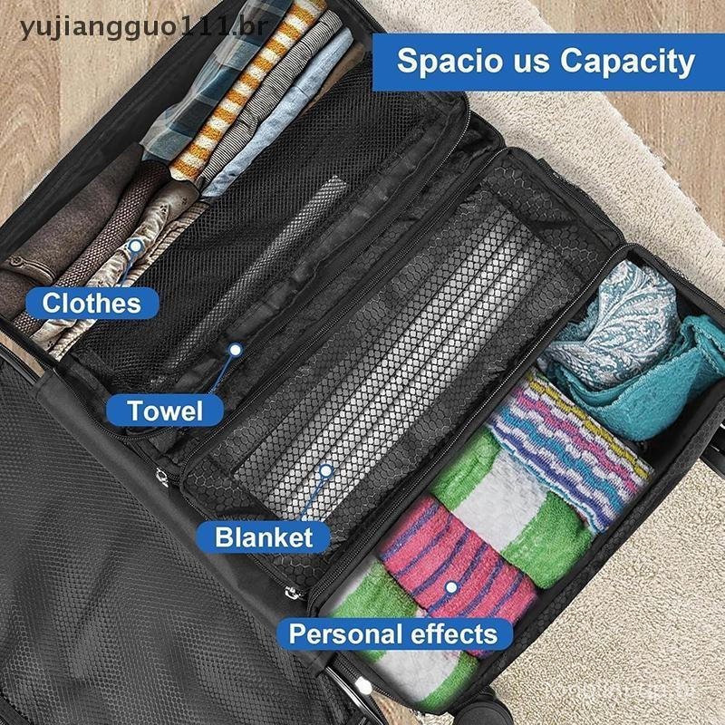 # Novo Organizador De Mala De Alta Capacidade Bagagem De Viagem Prateleira Suspensa Embalagem Cubo Armário Dobrável Saco
