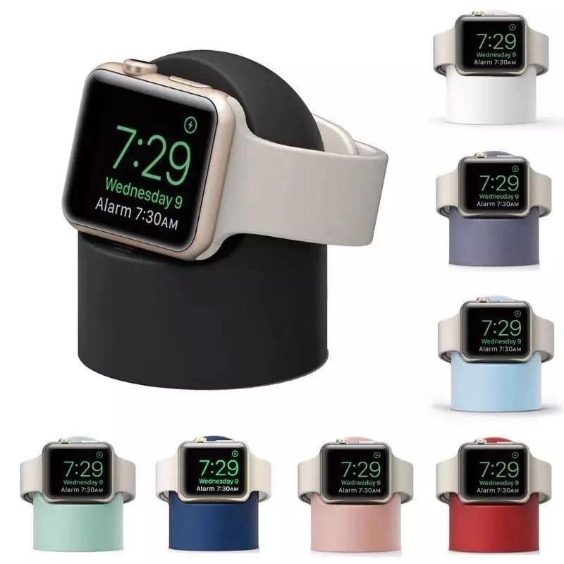 Suporte Dock Silicone para Carregamento Smartwatch(38mm a 49mm)
