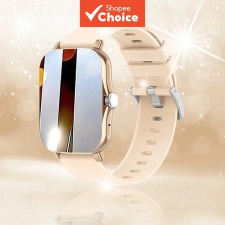 Smartwatch Relógio Quadrado Relógio Feminino Relógio Masculino Toque Discagem Música Relógio Inteligente Android
