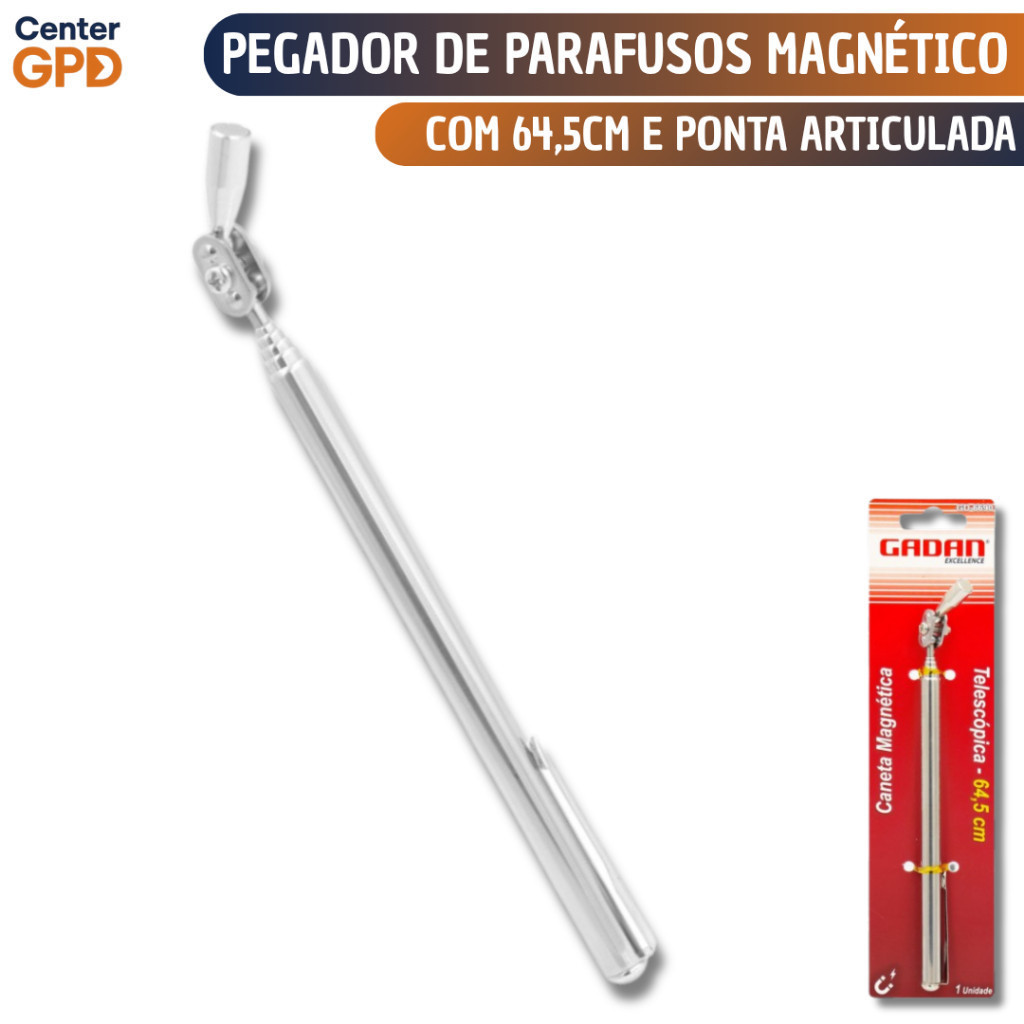 Pegador De Parafusos Magnético Peças Automotivo Ponta Flexivel Telescópico Tipo Caneta Imã Na Ponta em Oferta na Shopee