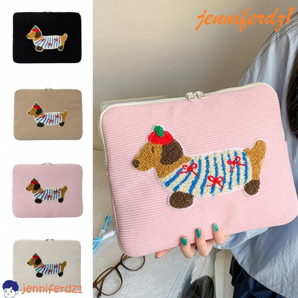 JENNIFERDZ1 Bolsa Para Laptop , De Manga Doce Tablet De Cachorro De Desenho Animado Fina E Fofa Computador De Menina Kaw