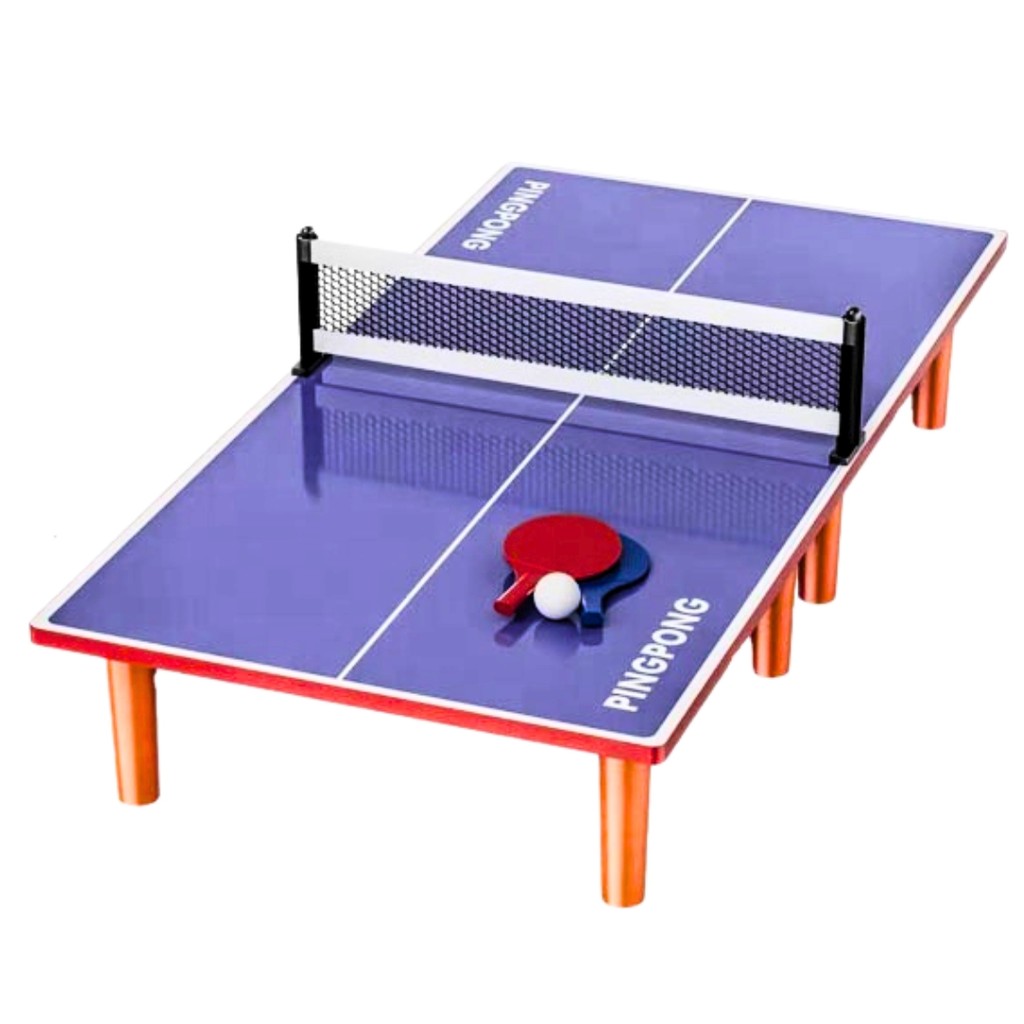 Mini Mesa de Ping Pong Mesa de Tenis com bola rede raquete portatil presente para criança diversão