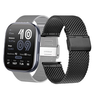 Pulseira De Aço Inoxidável Milanesa Para Huami Amazfit Bip6 Bip5 Bip3 Bip 3 5 6 Lite Su Pro Unity em Oferta na Shopee