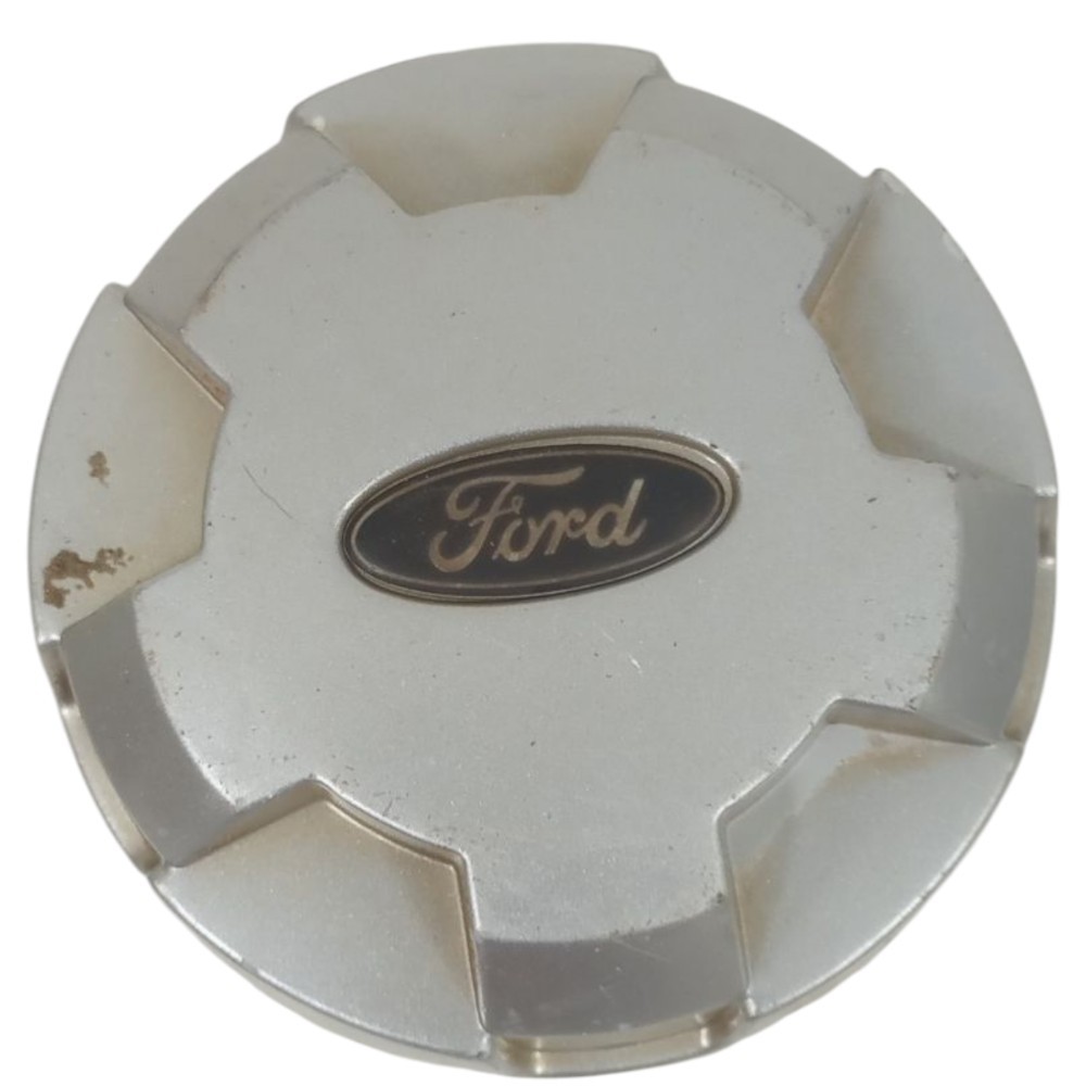 Calota Central Roda 5 Furos Ford Ranger Xl 2003/2011 Orig Cinza