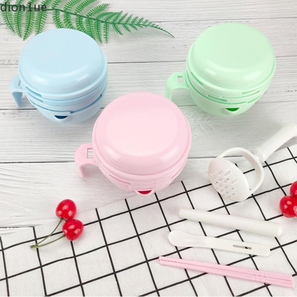 DION1UE Ralador De Purê De Frutas , Tigela De Moagem De Comida Para Bebê Artesanal De Cor Sólida , Moedor De Legumes De 