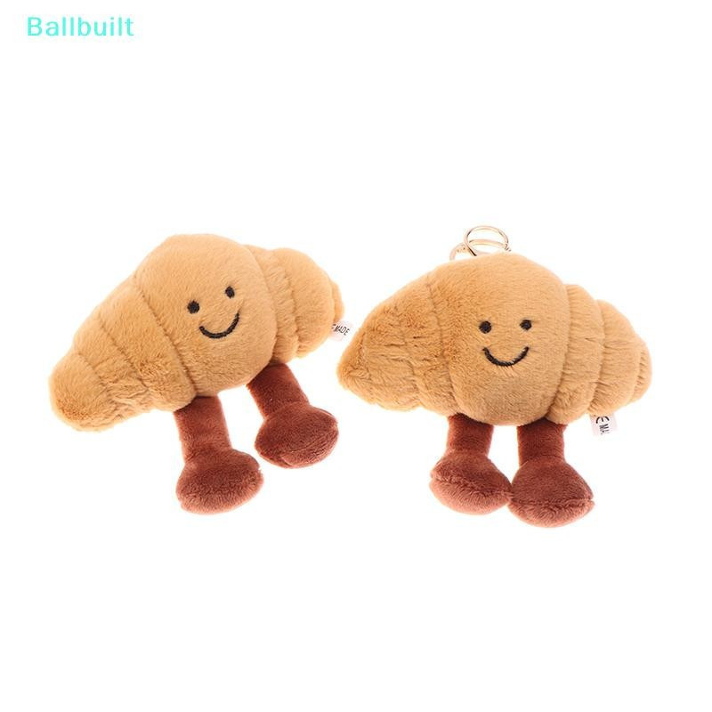 [BLU] Croissant Brinquedo De Pelúcia Chaveiro Comida De Desenho Animado Macio Boneca Pingente De Carro Mochila Bolsa Dec