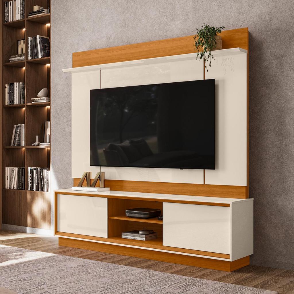 Home Theater 183,5cm 2 Portas Para TV Até 75 Polegadas Siena Madetec