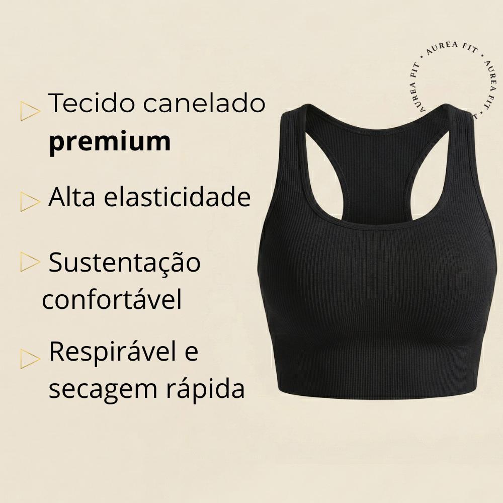 Top Canelado Premium Academia Costas Nadador Bojo Removível — imagem 2 de 2