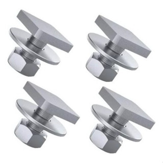 Kit 4 Parafusos Com Porca Parachoque Fiorino Elba Premio Uno em Oferta na Shopee