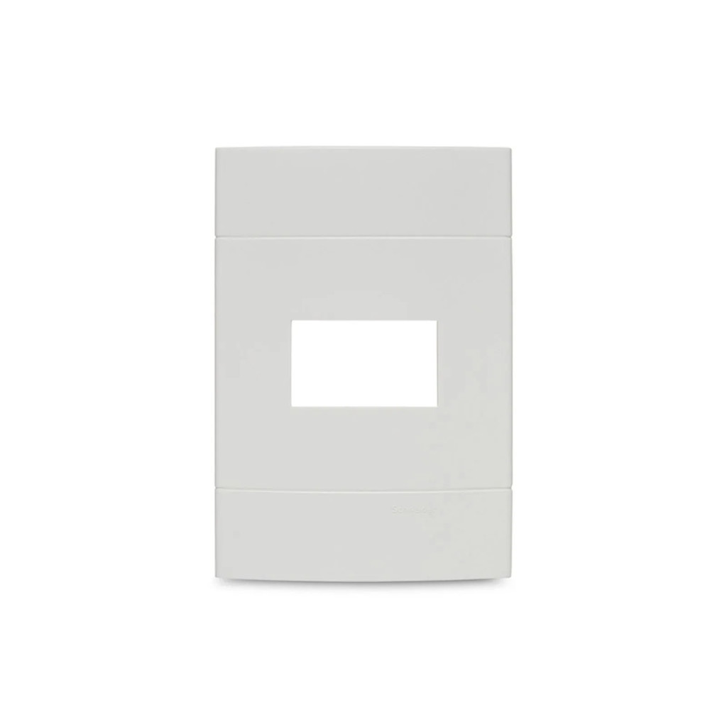 Placa Schneider Prime Lunare 4X2  1 Pto Branca S/Suporte Kit 04 Un