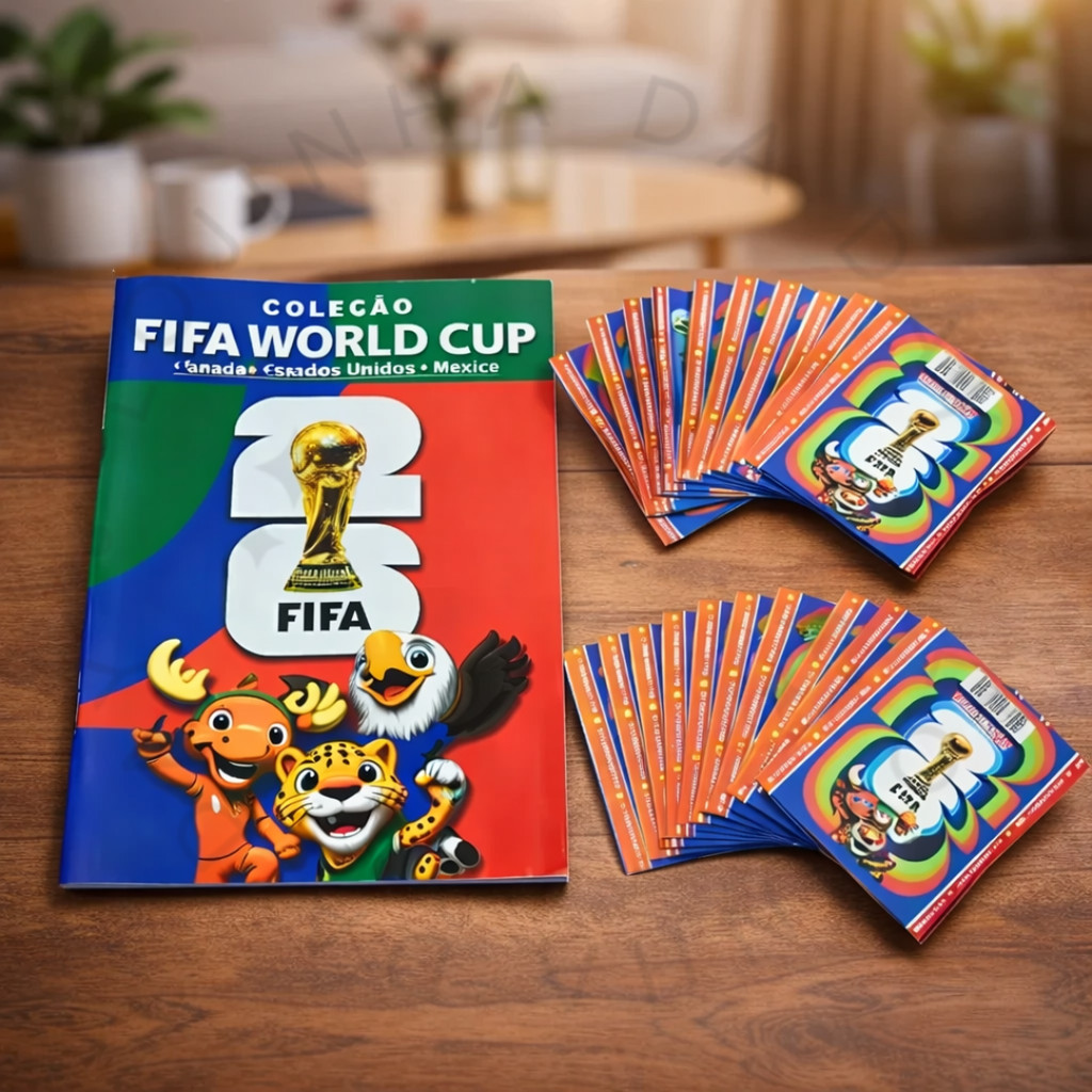 Álbum Copa do Mundo NÃO OFICIAL 2026 ou Figurinhas Colecionáveis Futebol em Oferta na Shopee