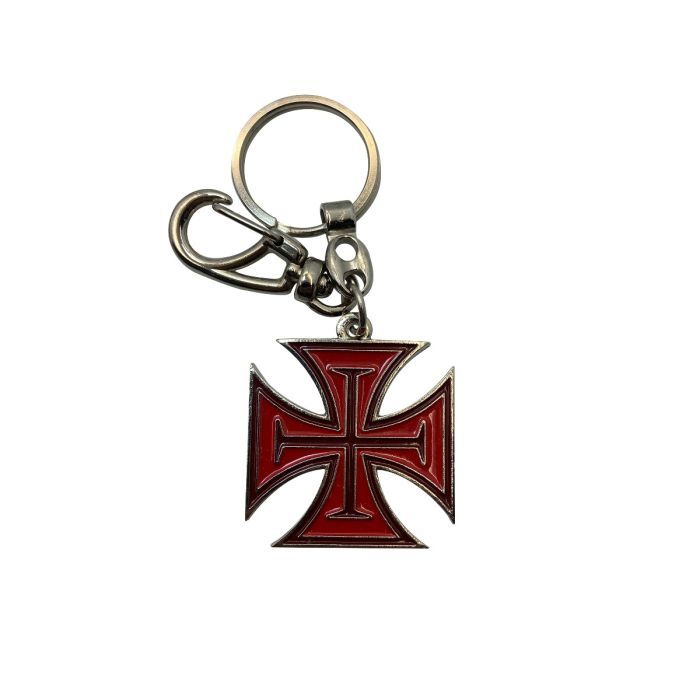 Chaveiro Cruz De Malta Metal - Vasco