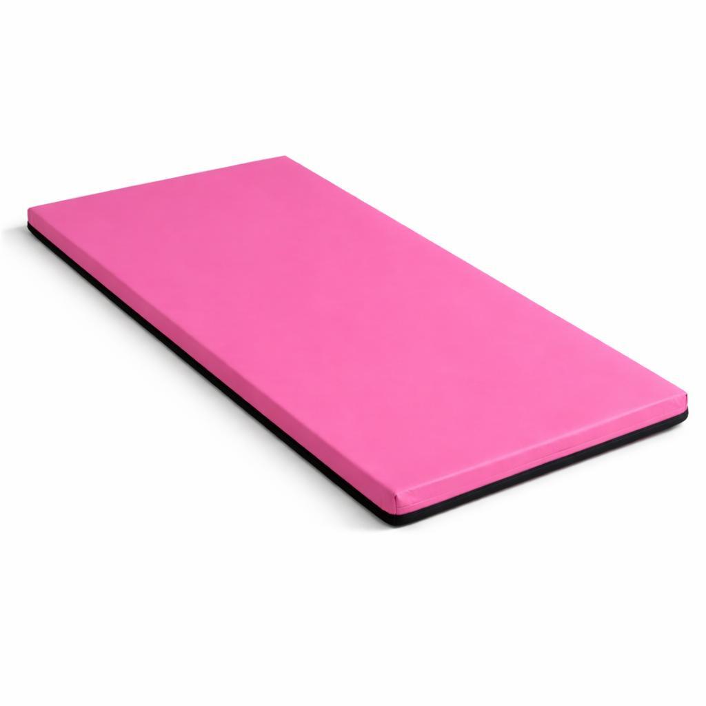 Colchonete Rosa Fitness Espuma Alta Densidade