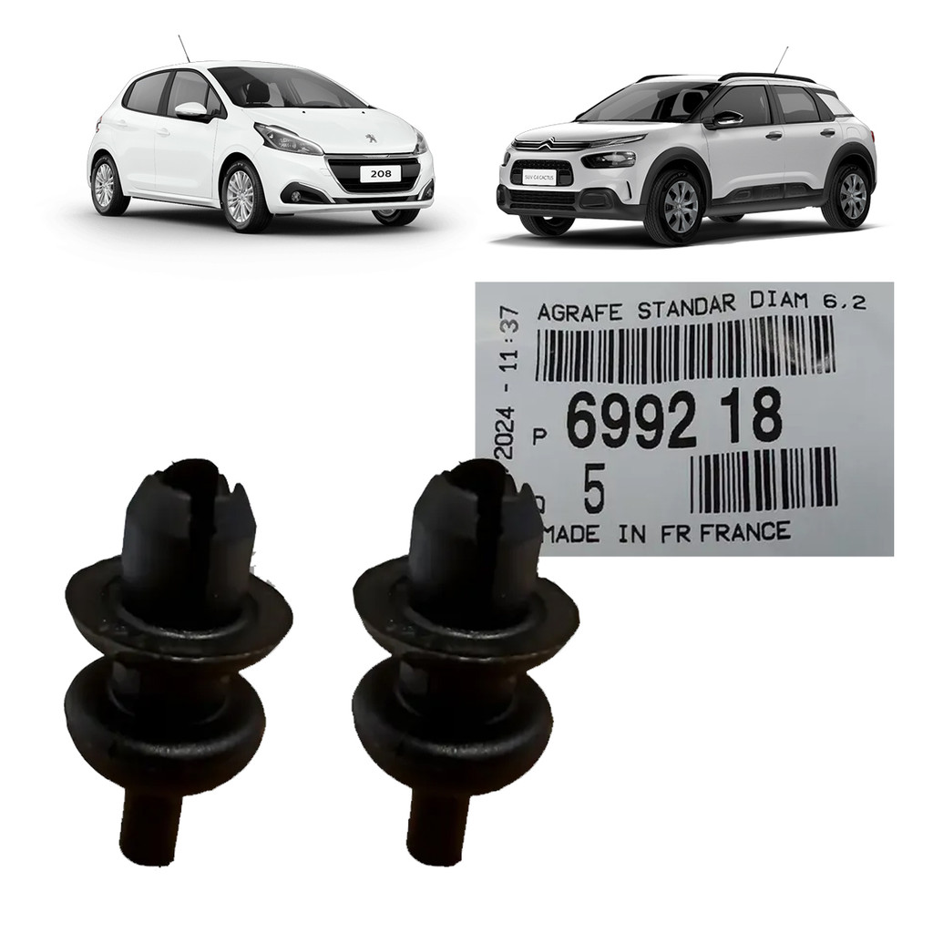 Par Pino Cordao Tampao Porta Mala Citroen C2 C3 C4 Cactus