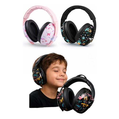 Fone Protetor Som Autismo Tea Infantil Confortável Abafador