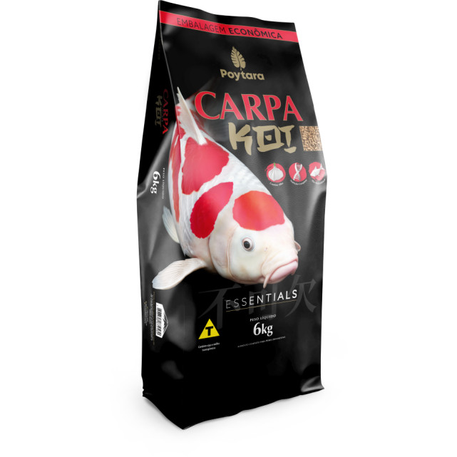 RACAO POYTARA CARPA KOI ESSENTIAL 6KG (SACO)