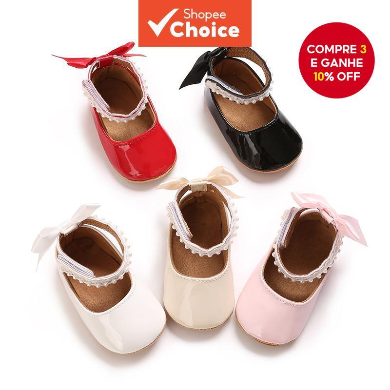 Adoráveis Sapatilhas Mary Jane Para Bebês Meninas Com Strass Brilhantes , Sapatos Infantis Elegantes E Antiderrapantes C