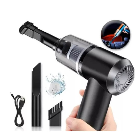Aspirador De Pó Usb Portátil Completo Linha Premium Carro E Casa 2000mAh