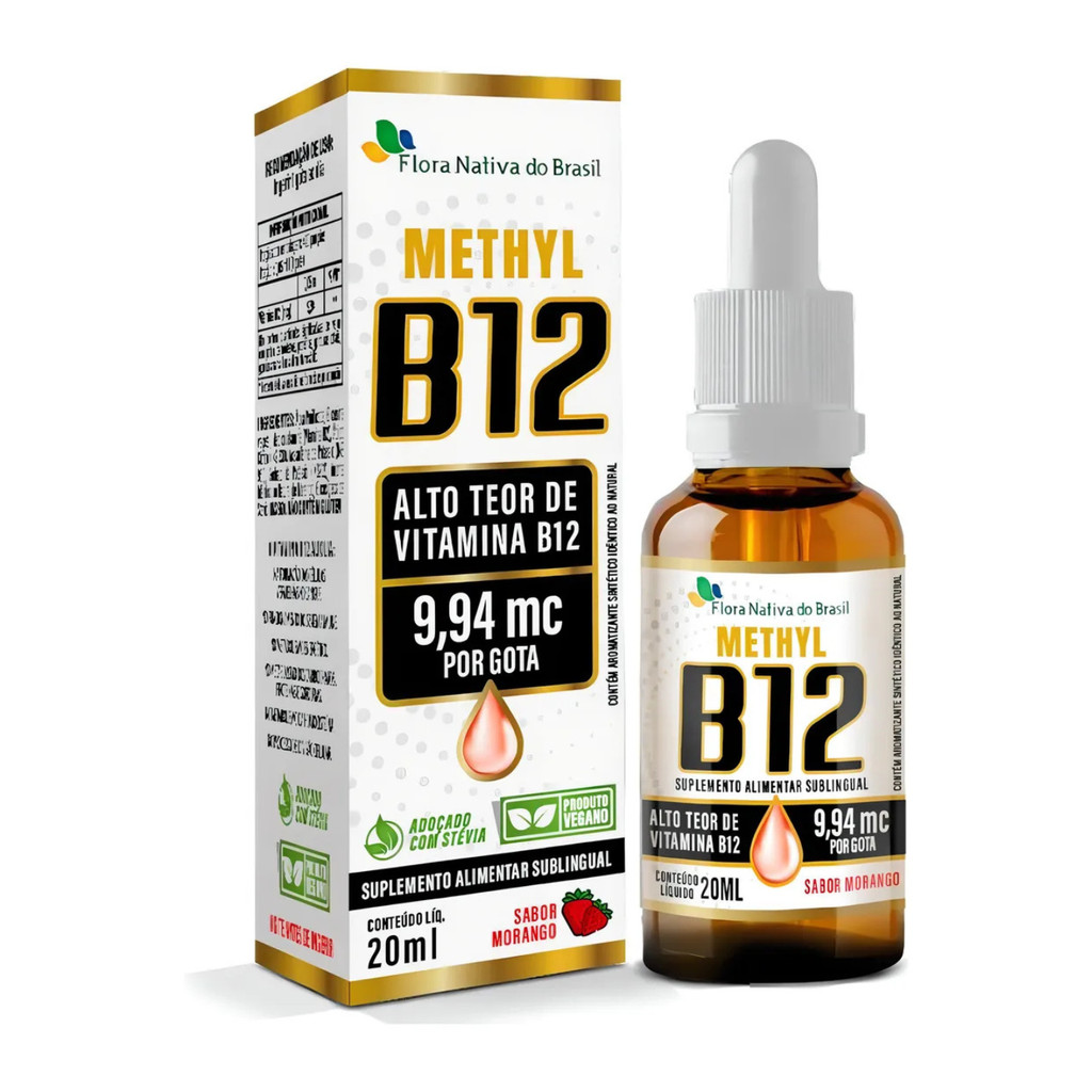 Vitamina B12 Suplemento Energia Vitalidade Premium Gota 20ml
