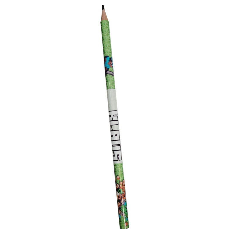 Lápis de escrever Personalizado Minecraft - Lembrancinha - Festa - Aniversário - Escola