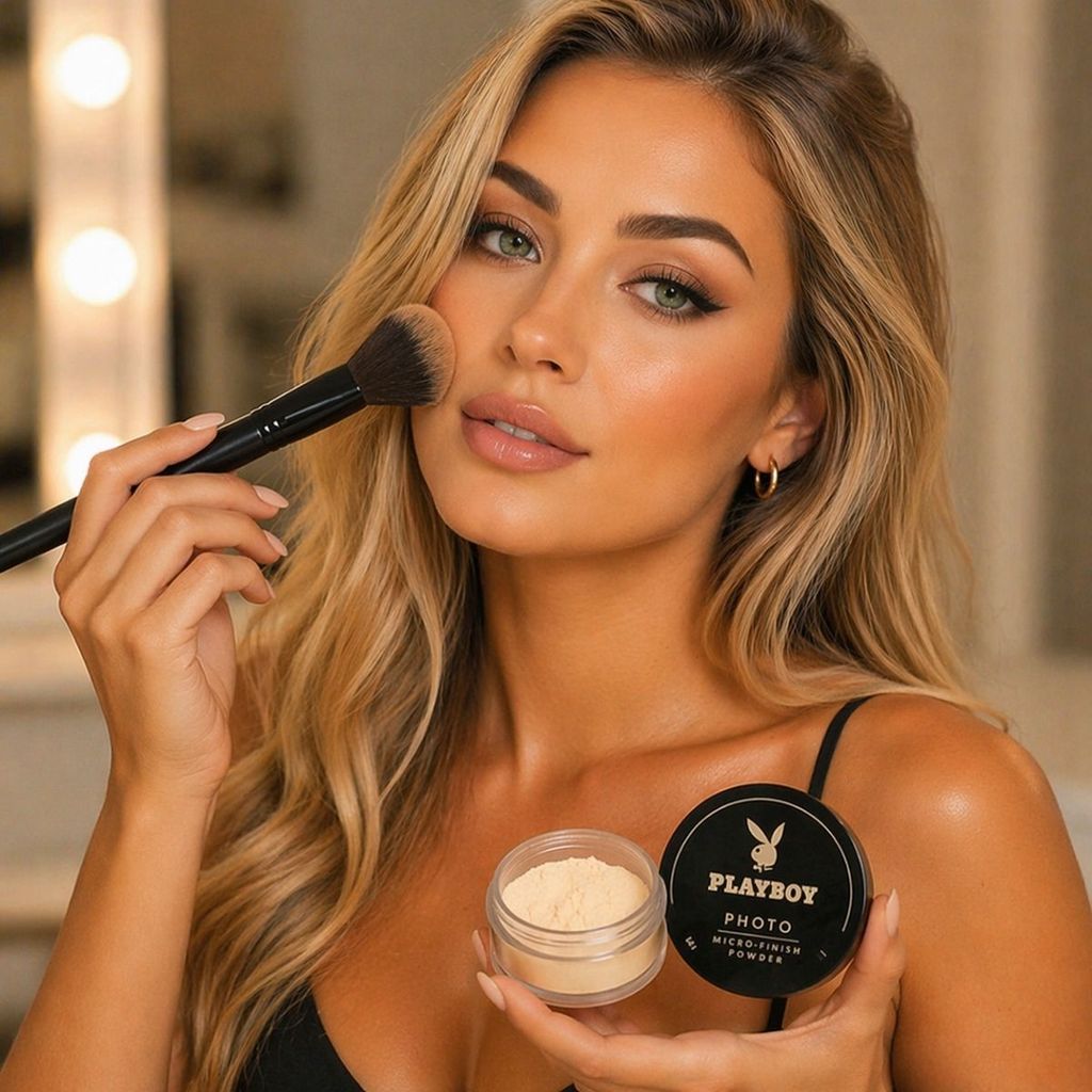 Pó Translúcido Solto De Finalização Facial Playboy a Prova D água