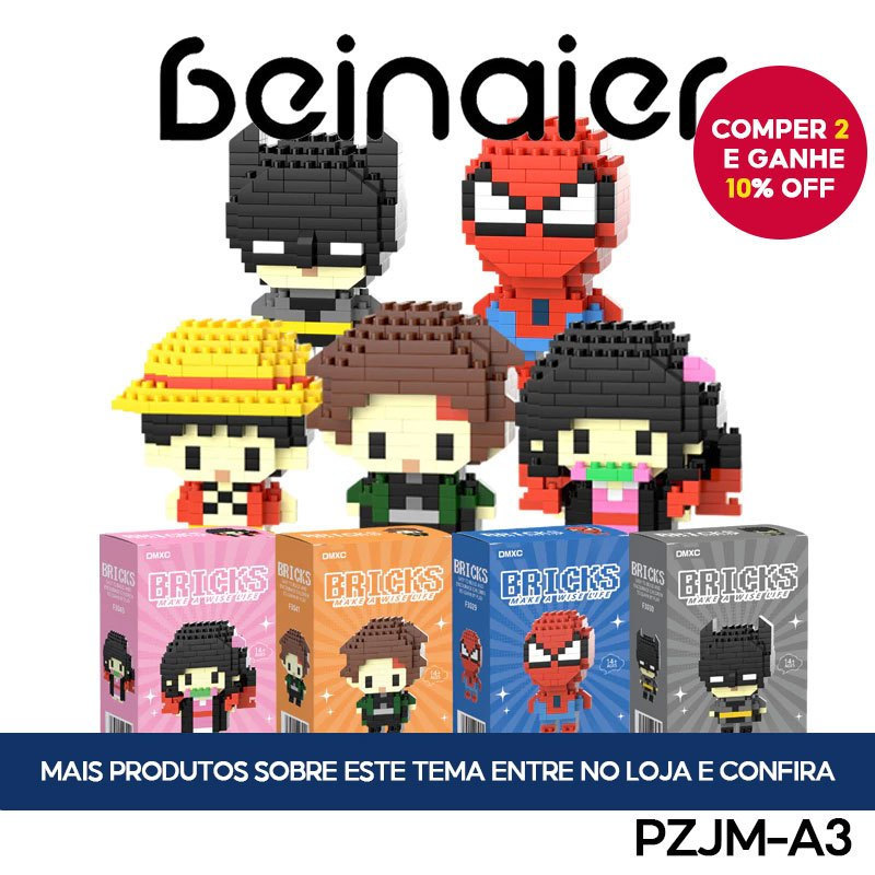 Pzjm-a3 Brinquedos Educativos de Montagem para Crianças , Compatíveis com Bonecos LEGO — R$ 7,00 em Shopee