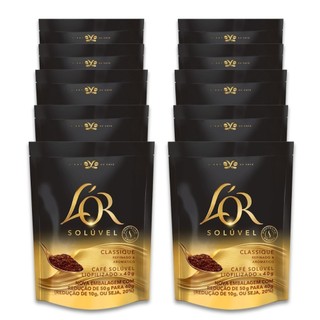 Café Gourmet Solúvel Lor Classique Kit 10 Sachês 40g