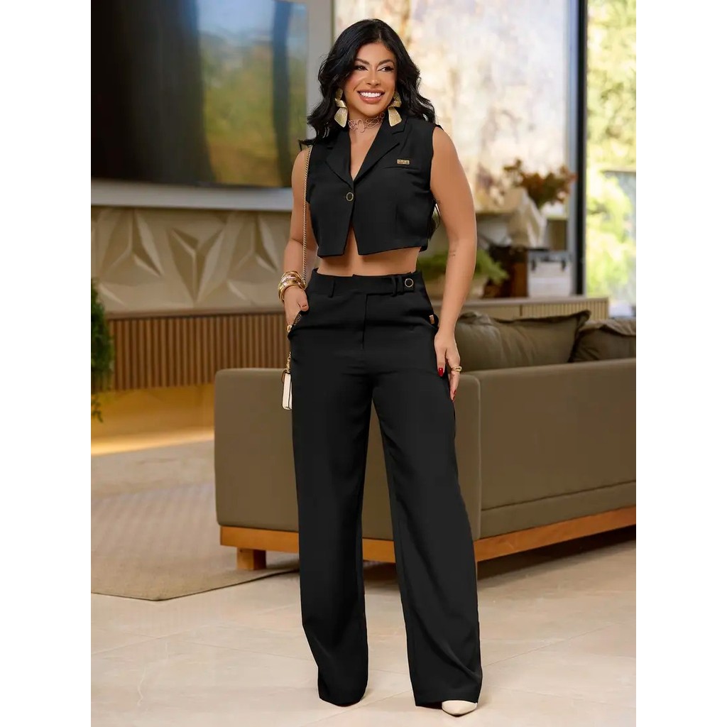 Conjunto Feminino Calça e Camisa Empório Pit Bull 90359