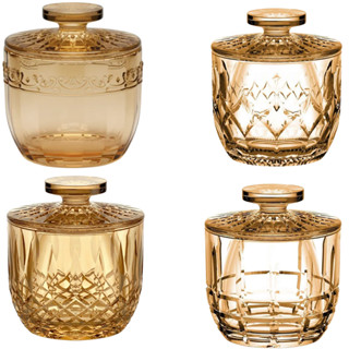 MANTEIGUEIRA FRANCESA EM VIDRO ÂMBAR 9,3x10,2cm MEK em Oferta na Shopee