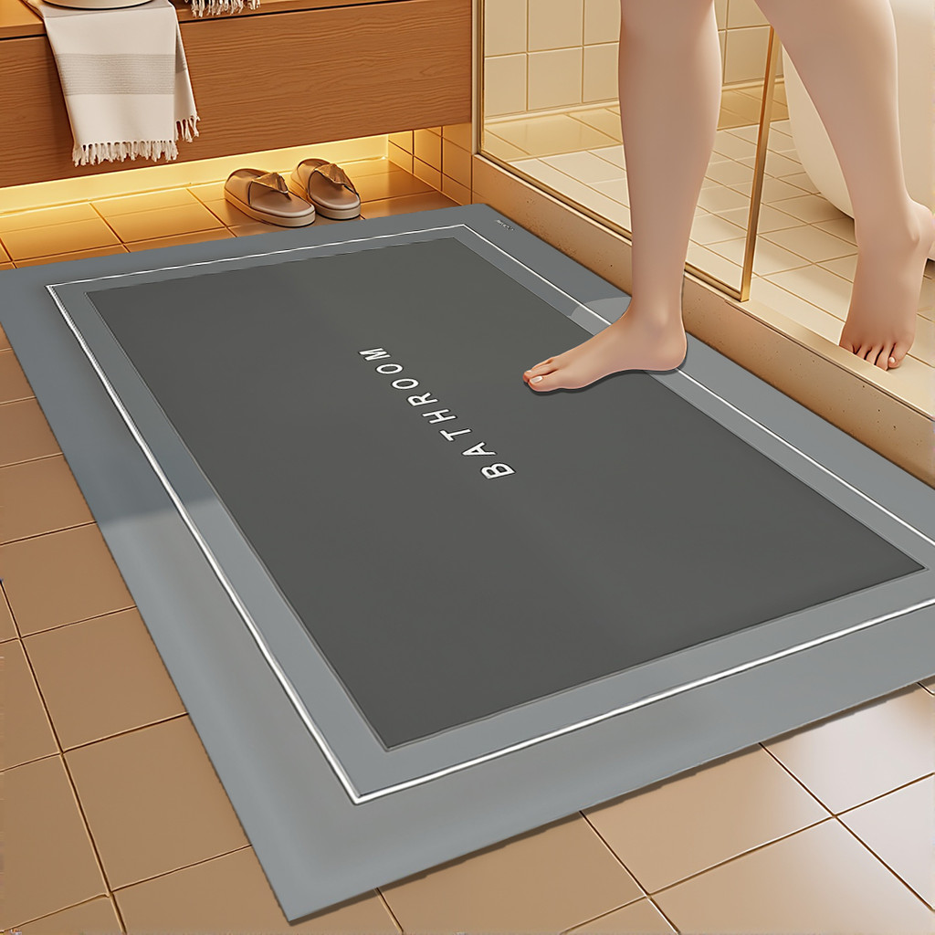 kit 1/2/3/ Tapete para Banheiro de Secagem Rápida e Super Absorvente Ideal para Chuveiro Cozinha e Varanda