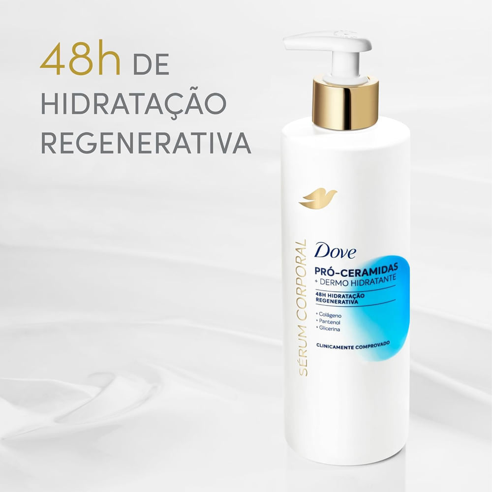 Detalhes do Sérum Hidratante Corporal Dove Pró-Ceramidas + Dermo Hidratante 380ml