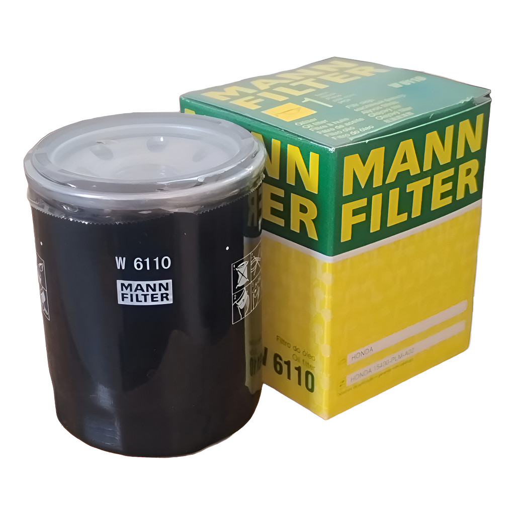 Filtro Óleo Lubrificante Motor para Honda Accord / CRV / City / Civic / Fit / HRV / WRV (Mann W6110) em Oferta na Shopee