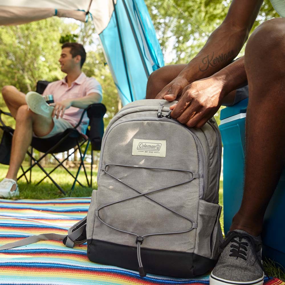Detalhes do Mochila Térmica Backroads™ 30 Latas Cinza Coleman