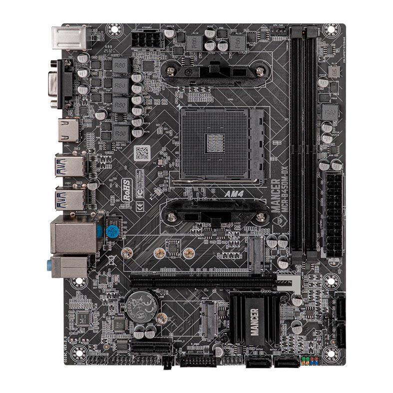 Placa Mae Mancer B450M-DX, DDR4, Socket AMD AM4, M-ATX, Chipset AMD B450, MCR-B450M-DX em Oferta na Shopee