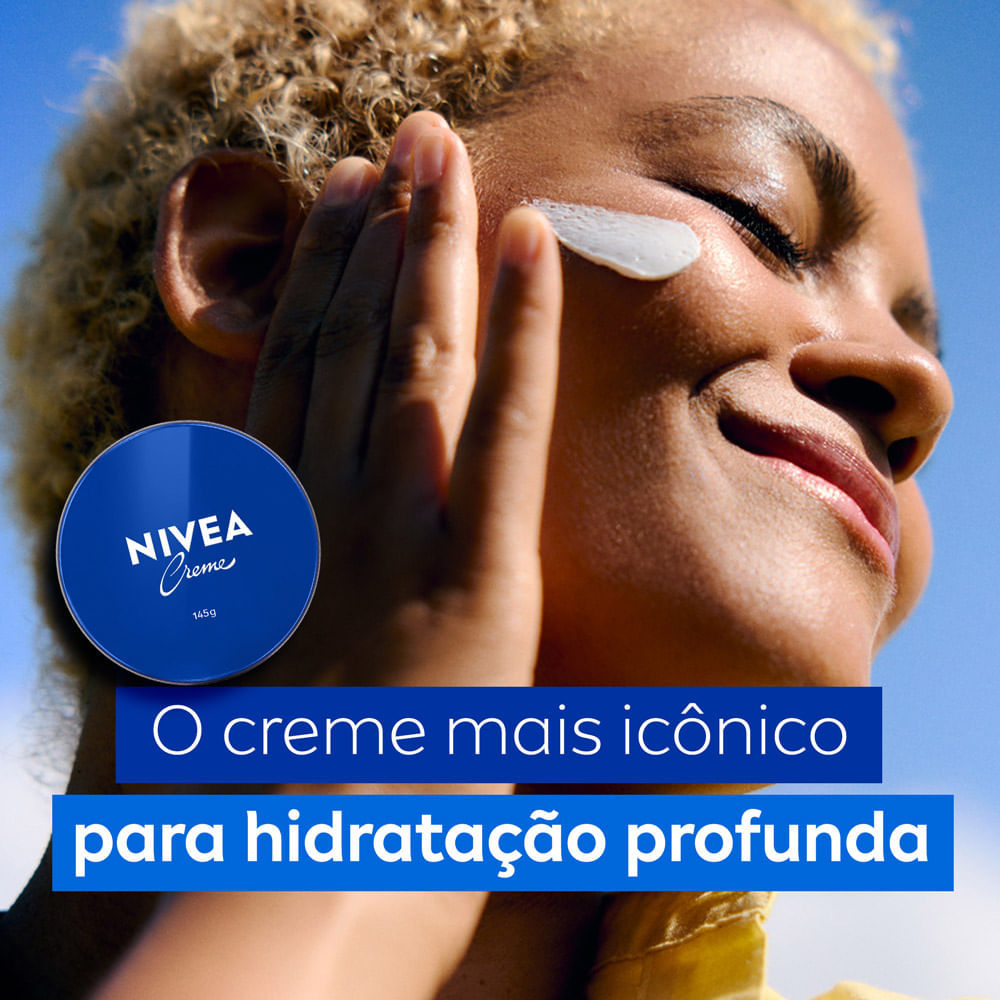 Detalhes do Creme Hidratante Nivea Lata 145g