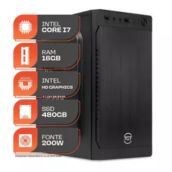 Computador Home Essential S, Intel Core i7, 16GB DE RAM, SSD 480GB