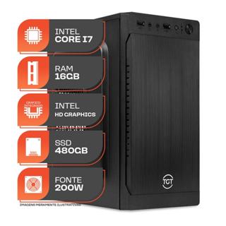 Computador Home Essential S, Intel Core i7, 16GB DE RAM, SSD 480GB em Oferta na Shopee