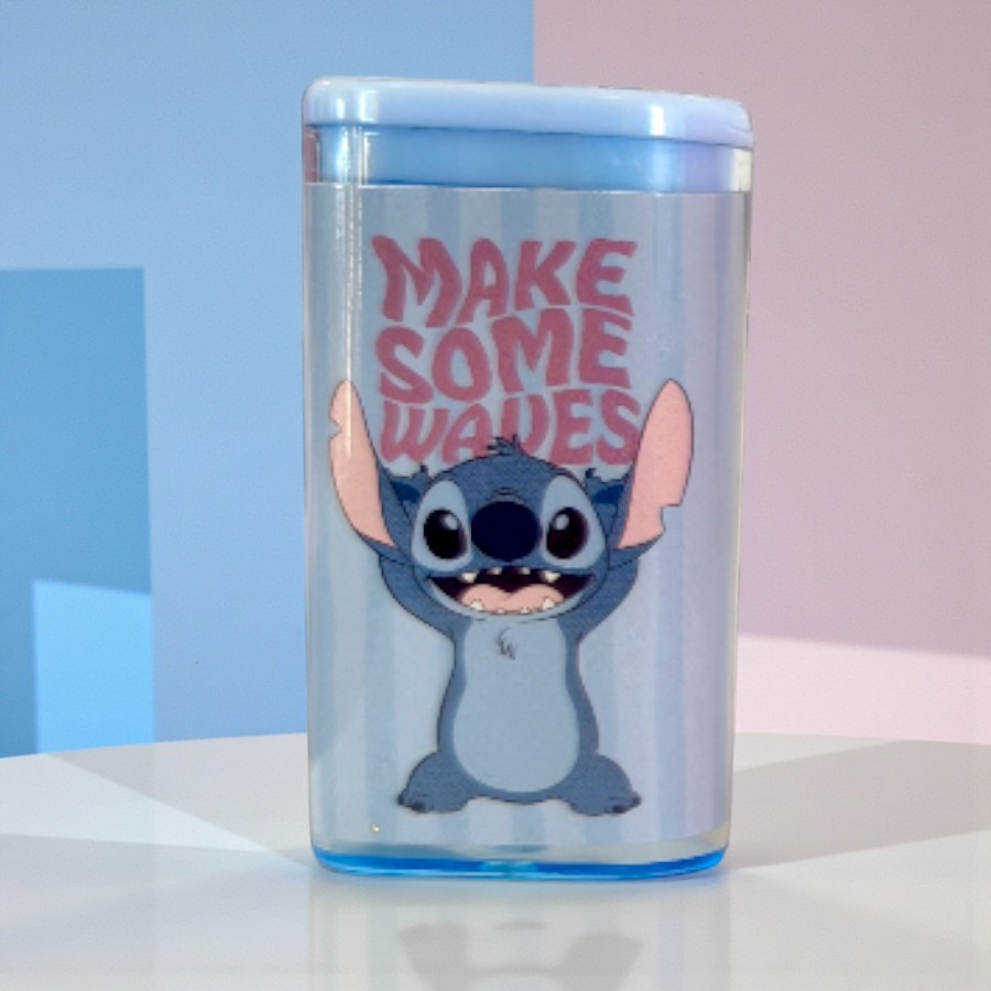 Apontador Stitch Azul Claro - Simples - 5cm - Disney Original - 1 unidade - Rizzo em Oferta na Shopee