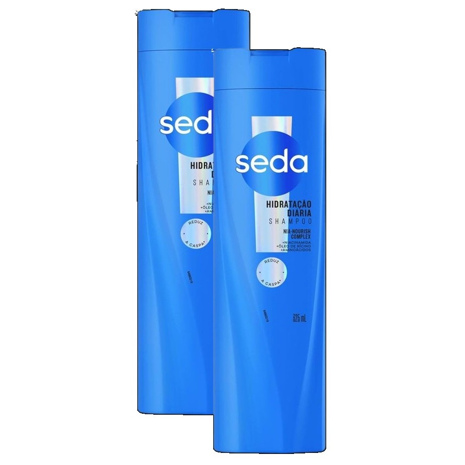 2 Shampoo Seda Anticaspa Cocriações Hidratação Diária 325ml