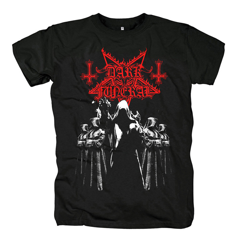 Music.Soul Camiseta Unissex Dark Funeral Black Metal Demônio Satã Estampada Oversized Poderosa Estilosa Confortável