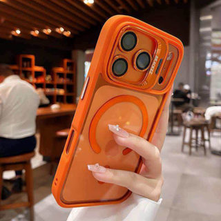 Luxo Suporte De Lente Magnética Caso Protetor Para iPhone 13 14 15 17 Pro Max Carregamento Sem Fio Capa À Prova De Choqu em Oferta na Shopee