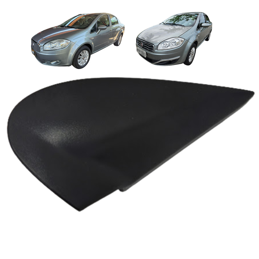 Moldura Acabamento Paralama Esquerdo com 2 buchas Fiat Linea original Fiat Mopar