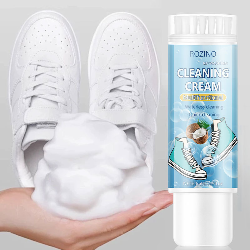Escova de limpeza sem enxágue, agente de limpeza, limpador de sapatos brancos, descontaminação, ferramenta útil, sapatos