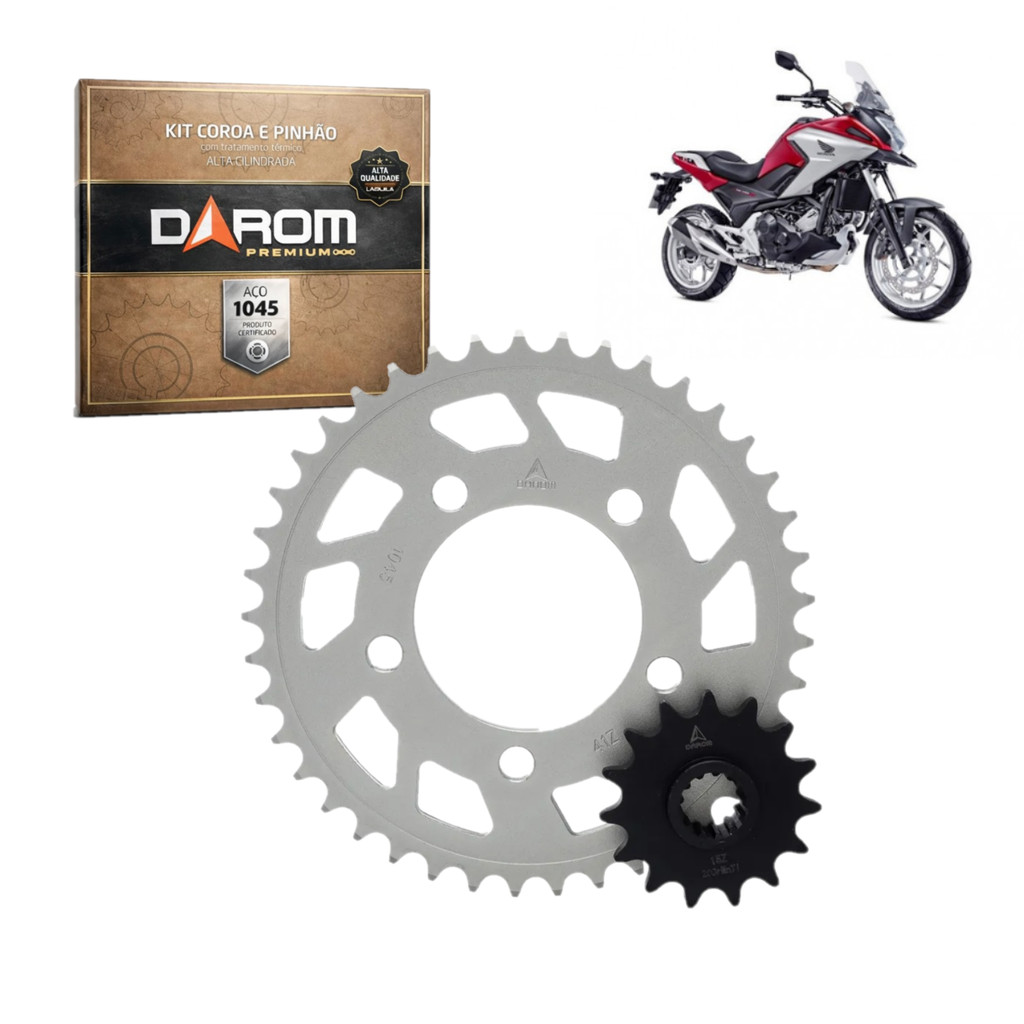 Kit Coroa 43D Pinhão 17D Nc 750x 2014/2020