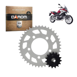 Kit Coroa 43D Pinhão 17D Honda Nc 750x 2014/2020 Relação Moto