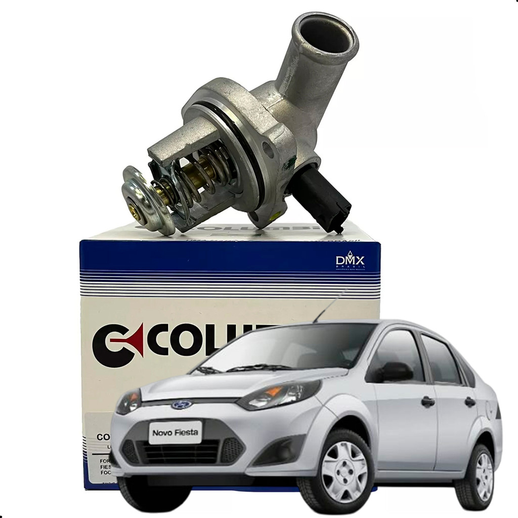Válvula Termostática Carcaça Da Válvula Termostática Ford Ecosport Focus Fiesta 1.0 1.6 Zetec Rocam Flex