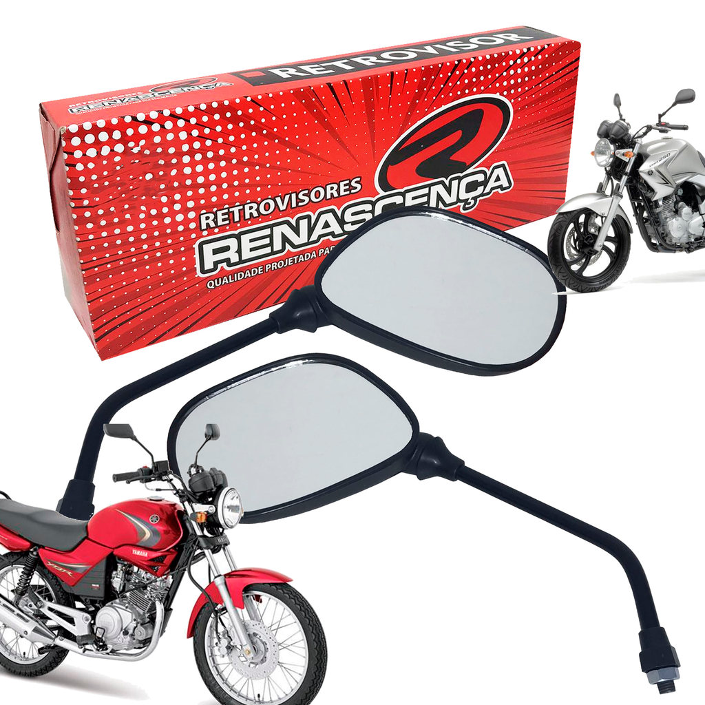 Par Espelho Retrovisor Ybr 125 Factor 2009 Até 2016 em Oferta na Shopee